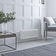 Radiador Eléctrico Tradicional Blanco Horizontal Columnas Triples - Disponible en una Selección de Tamaños y con Termostato Wi-Fi - Regent