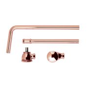 Válvula de Desagüe para Bañera con Tapón Click-Clack a Vista con Rebosadero - Color Latón  - Hudson Reed