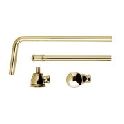 Válvula de Desagüe para Bañera con Tapón Click-Clack a Vista con Rebosadero - Color Oro - Hudson Reed