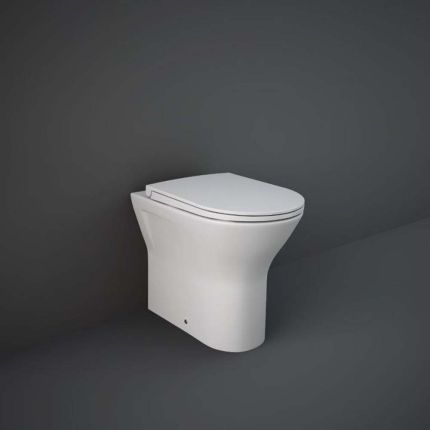 Inodoro WC Cuadrado Moderno Suspendido 300x350x510mm y Tapa con Cierre  Amortiguado – Milton