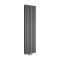 Radiador de Diseño Vertical con Conexión Central (Panel Doble) - 1600mm x 472 mm - Antracita - Revive Caldae