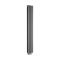 Radiador de Diseño Vertical con Conexión Central (Panel Doble) - 1600mm x 236 mm - Antracita - Revive Caldae