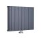 Radiador de Diseño Horizontal (Panel Único) - 600mm x 755 mm - Antracita - Aurora