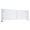 Radiador de Diseño Horizontal Doble - con Panel Plano - Blanco - 472mm x 1780mm x 71mm - 1841 Vatios - Sloane
