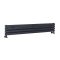 Radiador de Diseño Horizontal Antracita - 236mm x 1400mm (Panel Doble) - Revive