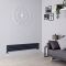 Radiador de Diseño Horizontal Antracita - 236mm x 1400mm (Panel Doble) - Revive