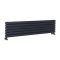 Radiador de Diseño Horizontal Antracita - 354mm x 1400mm (Panel Doble) - Revive