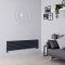 Radiador de Diseño Horizontal Antracita - 354mm x 1400mm (Panel Doble) - Revive