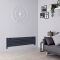 Radiador de Diseño Horizontal Antracita - 354mm x 1400mm - Revive