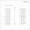 Radiador de Diseño Vertical (Panel Único) 1400mm x 472mm - Antracita - Revive