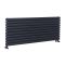 Radiador de Diseño Horizontal Antracita - 590mm x 1400mm (Panel Doble) - Revive