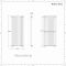 Radiador de Diseño Vertical (Panel Único) 1400mm x 590mm - Antracita - Revive