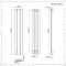 Radiador de Diseño Vertical (Panel Único) - 1600mm x 280 mm - Antracita - Aurora