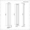 Radiador de Diseño Vertical (Panel Único) - 1800mm x 280 mm - Antracita - Aurora