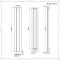 Radiador de Diseño Vertical (Panel Único) - 1800mm x 280 mm - Blanco - Aurora