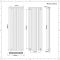 Radiador de Diseño Vertical (Panel Doble) - 1800mm x 590 mm - Antracita - Revive Air