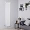 Radiador de Diseño Vertical (Panel Único) - 1800mm x 390 mm - Blanco - Laeto