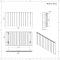 Radiador de Diseño Horizontal - 600mm x 1135 mm - Blanco - Aurora