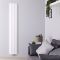 Radiador de Diseño Vertical (Panel Único) - 1800mm x 280 mm - Blanco - Aurora