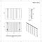 Radiador de Diseño Horizontal - 600mm x 945 mm - Blanco - Aurora