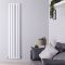Radiador de Diseño Vertical (Panel Doble) - 1800mm x 350 mm - Blanco - Revive Air