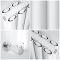Radiador de Diseño Horizontal Doble - Blanco - 600mm x 1070mm x 76mm - 2067 Vatios - Revive Air