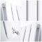 Radiador de Diseño Horizontal con Paneles Planos (Panel Doble) 635mm x 420mm - Blanco - Delta