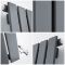 Radiador de Diseño Horizontal (Panel Único) 635mm x 1190mm - Antracita - Delta