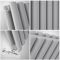 Radiador de Diseño Horizontal (Panel Doble) - 635mm x 826 mm - Gris Claro - Revive