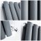 Radiador de Diseño Horizontal (Panel Doble) 400mm x 1416mm - Antracita - Revive