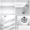 Radiador de Diseño Horizontal (Panel Doble) - 236mm x 1780 mm - Blanco - Revive