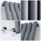 Radiador de Diseño Horizontal (Panel Único) 635mm x 826mm - Antracita - Revive