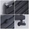 Radiador de Diseño Horizontal Antracita - 590mm x 1400mm - Revive