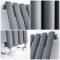 Radiador de Diseño Vertical (Panel Único) 1600mm x 236mm - Antracita - Revive