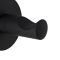Percha de Baño para Batas, Toallas y Albornoces con Acabado de Color Negro - Nox