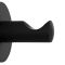 Percha de Baño para Batas, Toallas y Albornoces con Acabado de Color Negro - Nox