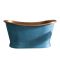 Bañera Exenta de Doble Extremo Tradicional - Cobre con Exterior con Pátina Azul  - Selección de Tamaños - Sienna para Hudson Reed