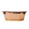 Lavabo Sobre Encimera en Cobre en Estilo Retro -  530mm x 345mm x 180mm - (Sin Agujeros para la Grifería) - Cobre - Hudson Reed