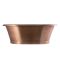 Lavabo Sobre Encimera en Cobre en Estilo Retro -  530mm x 345mm x 180mm - (Sin Agujeros para la Grifería) - Cobre Antiguo