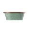 Lavabo Sobre Encimera en Cobre en Estilo Retro -  530mm x 345mm x 180mm - (Sin Agujeros para la Grifería) -  Cobre con Exterior Verdigris
