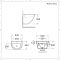 Lavabo Suspendido Moderno de Cerámica Blanca Monoforo 530mm x 440mm- Ashbury