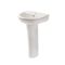 Lavabo Monoforo de 500mm Completo con Pedestal - Covelly