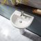 Lavabo Monoforo de 500mm Completo con Pedestal - Covelly