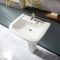 Lavabo Moderno con Pedestal de 600mm - (1 Agujero para la Grifería) - Milton