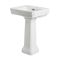 Lavabo con Pedestal Tradicional de 545mm - (1 Agujero para la Grifería) - Elizabeth
