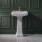 Lavabo con Pedestal Tradicional de 545mm - (1 Agujero para la Grifería) - Elizabeth