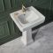Lavabo con Pedestal Tradicional de 545mm - (1 Agujero para la Grifería) - Elizabeth