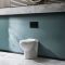 Inodoro Oval Adosado a Pared con Tapa con Cierre Amortiguado- Select
