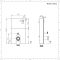 Kit para Inodoro Adosado Blanco de 500mm Sin Inodoro - Saru