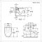 Inodoro WC Oval Moderno Suspendido sin Brida 340x380x570mm con Tapa de WC con Cierre Amortiguado – Kenton
